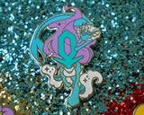 Legendary Water Monster Duo #134 & #245 Enamel Pin