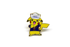 #025 Electric Mouse Sailor Enamel Pin